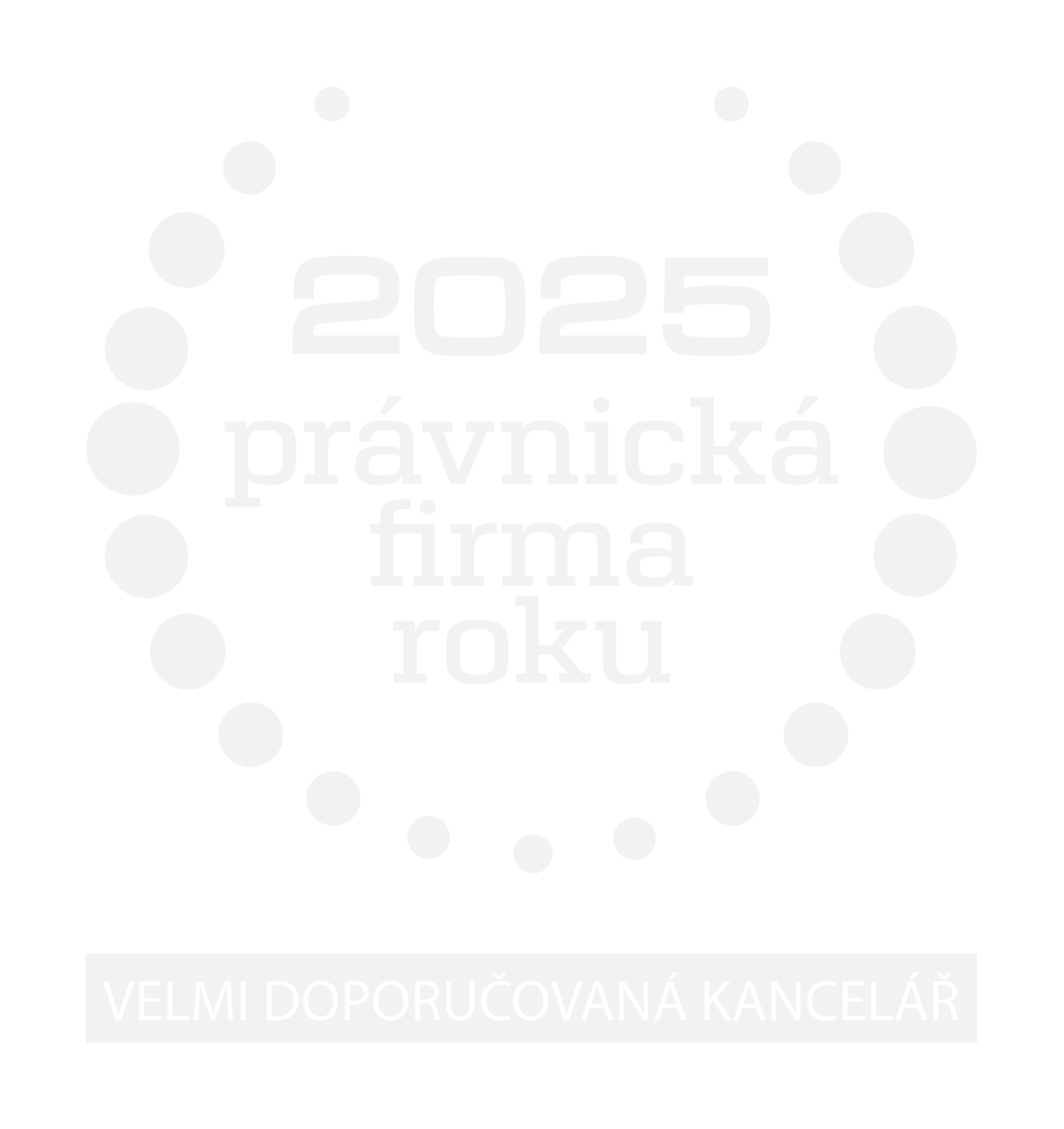 Právnická firma roku 2025 – velmi doporučovaná kancelář