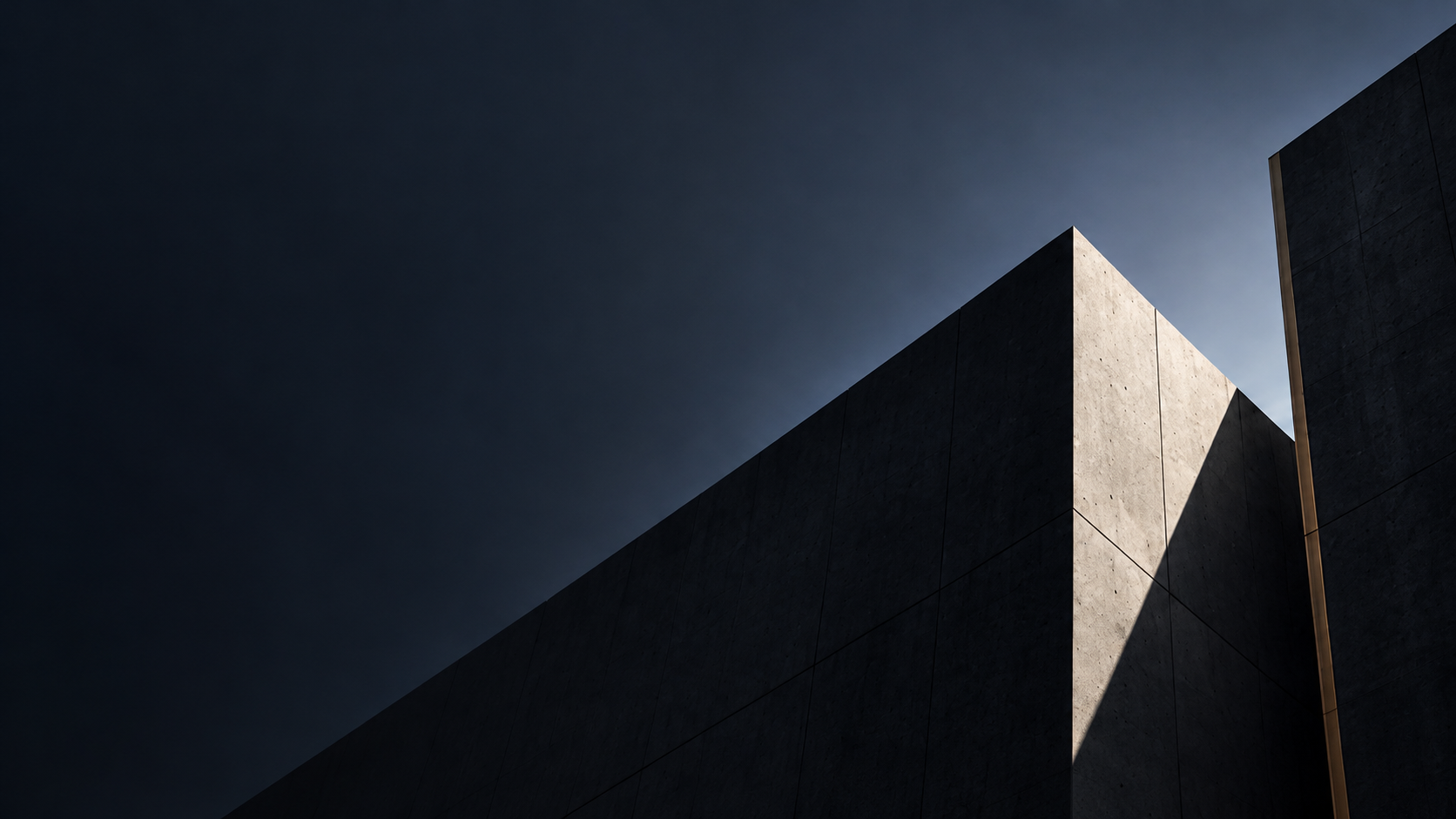 Architektonický motiv úvodní stránky startup studia Tandero